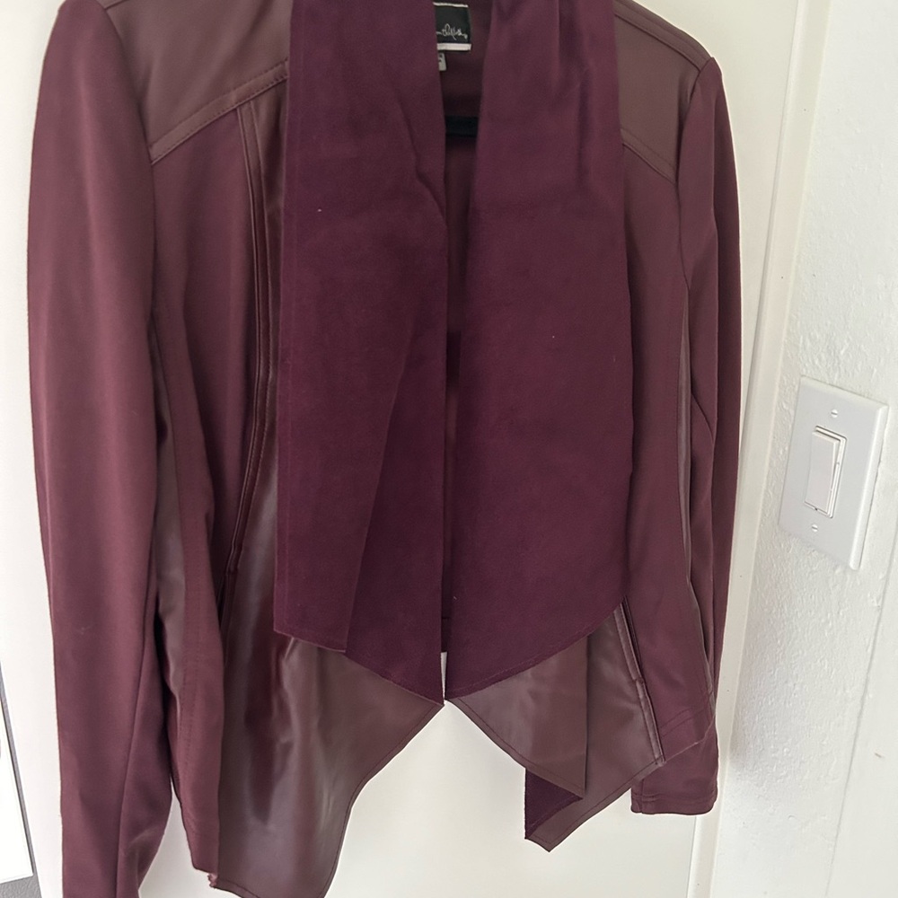 Kut from the Kloth faux leather jacket, size M